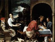 ORRENTE, Pedro The Supper at Emmaus oil